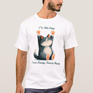 Berufsschläfer Lustige schlafende Katze T-Shirt