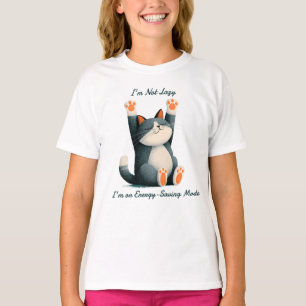 Berufsschläfer Lustige schlafende Katze T-Shirt