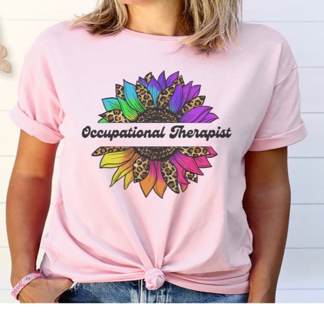 Berufstherapeut T-Shirt (Occupational Therapist Profession Sunflower T-Shirt
)