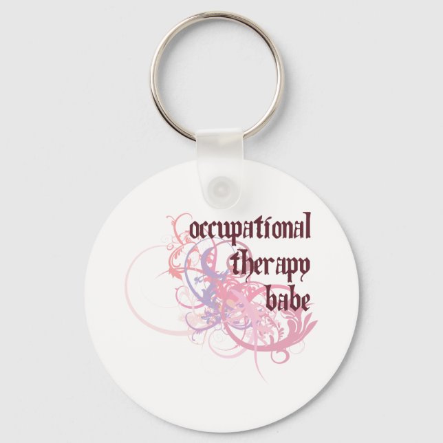 Berufstherapie Babe Schlüsselanhänger (Vorderseite)
