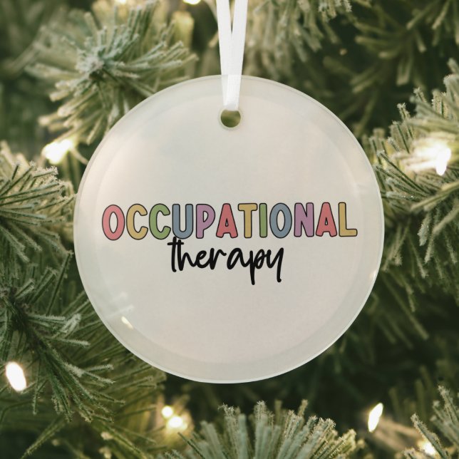 Berufstherapie OT Student Grad Geschenke Ornament Aus Glas (InSitu)