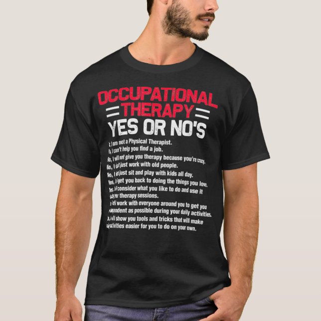 Berufstherapie Witziges Berufsleben OT OTA T-Shirt (Vorderseite)