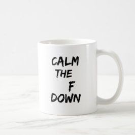 Beruhigen Sie die Tasse F unten