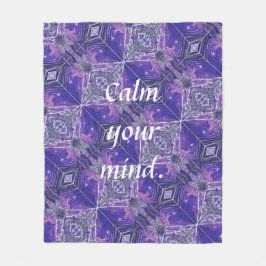 Beruhigen Sie Ihre Gedanken Fleece Blanket