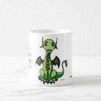 Beruhigende Drache-Tasse