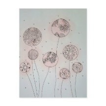 Beruhigende Gartensphären Mixed Media
