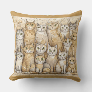 beruhigende Katzen Outdoor-Kissen Kissen