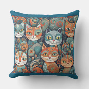 beruhigende Katzen Outdoor-Kissen Kissen