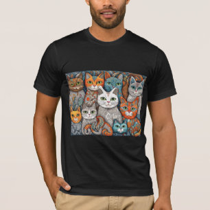 Beruhigende Katzen Tri-Blend-Shirt  T-Shirt