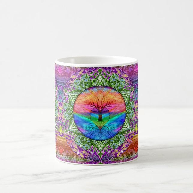 Beruhigender Baum des Lebens in den Kaffeetasse (Mittel)