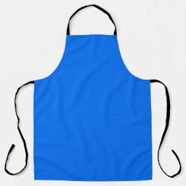 Beruhigendes minimalistisches Neonblau Schürze