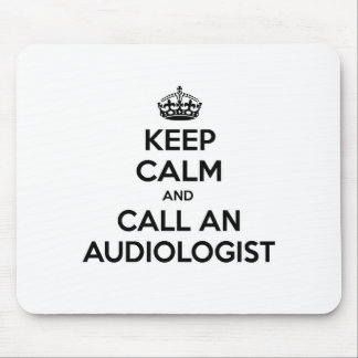 Beruhigung behalten und einen Audiologen anrufen Mousepad