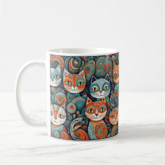 Beruhigungskatzen Kaffee Tasse