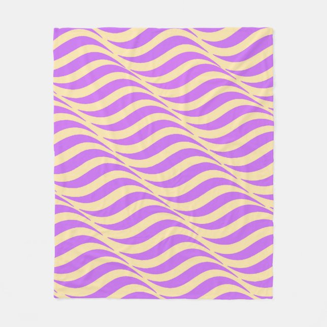 Beruhigungswellen Fleecedecke (Vorderseite)