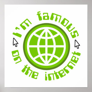 Berühmt im Internet Poster