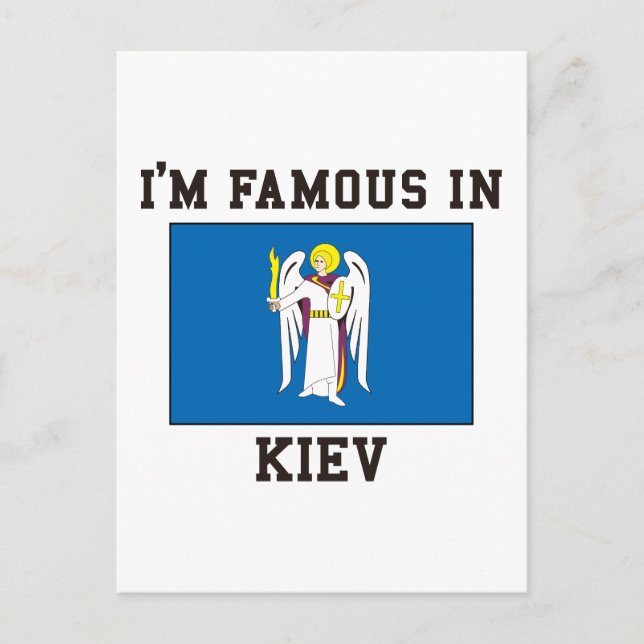 Berühmt in Kiew Postkarte (Vorderseite)