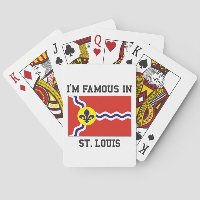 Berühmt in St. Louis Spielkarten (Rückseite)