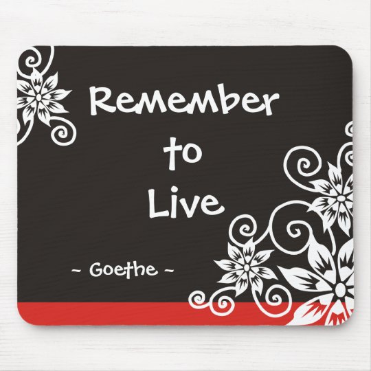 Beruhmte 3 Wort Zitate Goethe Zitat Mousepad Zazzle Ch