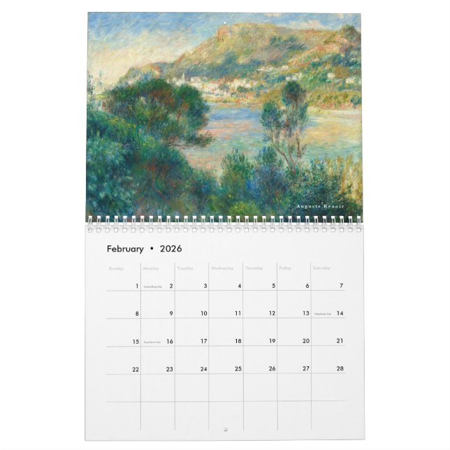 Berühmte alte Gemälde Kunstkalender 2024 Kalender (Feb 2026)
