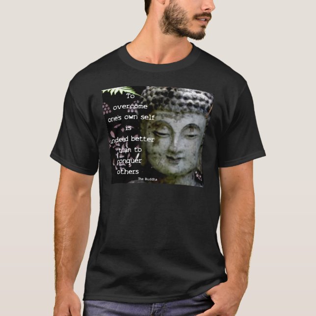 Berühmte Buddha-Zitate T-Shirt (Vorderseite)
