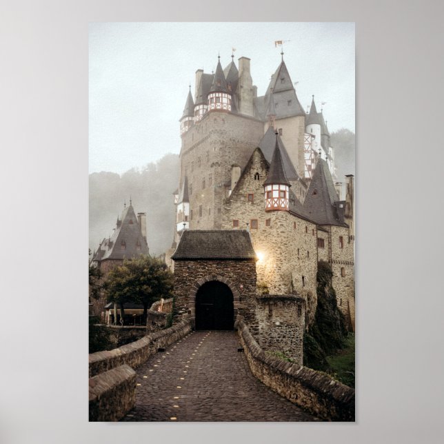 Berühmte Burgen von Europa Landschaft Bild - 1 Poster (Vorne)
