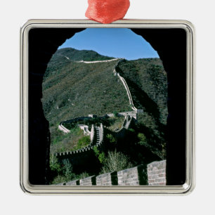 Berühmte Chinesische Mauer - Peking, Asien Ornament Aus Metall