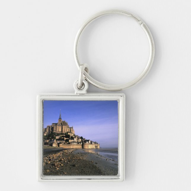 Berühmte Festung Le Mont St. Michel auf der Insel Schlüsselanhänger (Vorne)