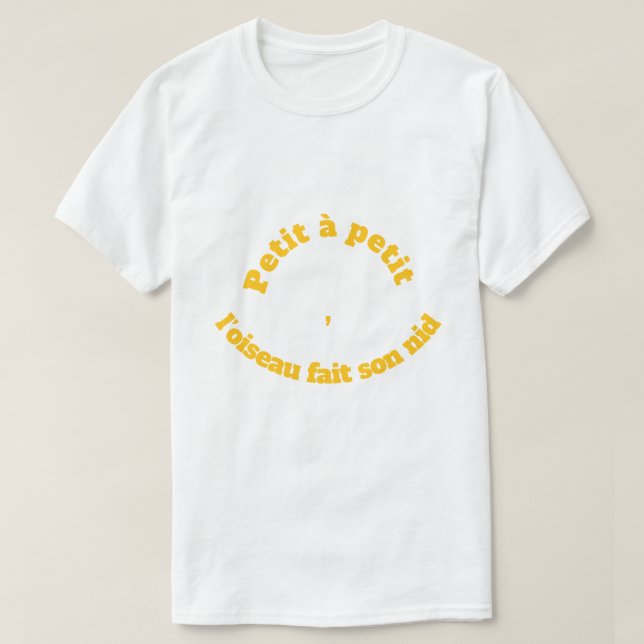 Berühmte französische Phrase T-Shirt (Design vorne)