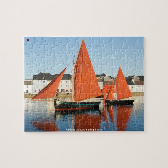 Berühmte Galway Segelboote. (Horizontal)