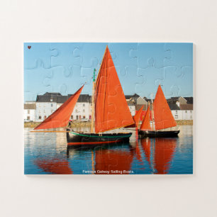 Berühmte Galway Segelboote. Jigsaw Puzzle