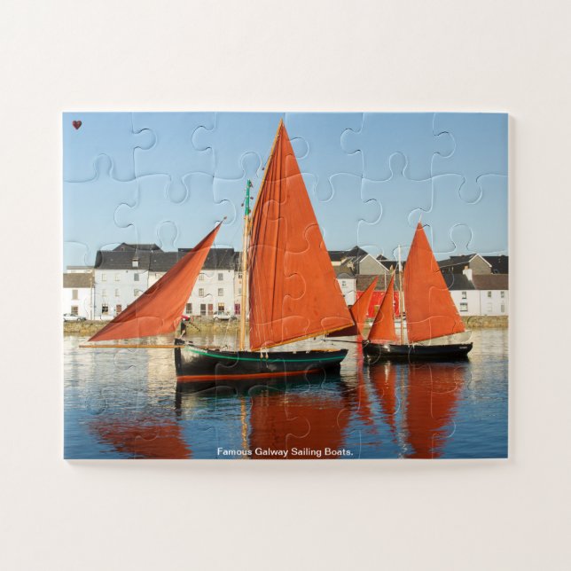 Berühmte Galway Segelboote. Jigsaw Puzzle (Horizontal)