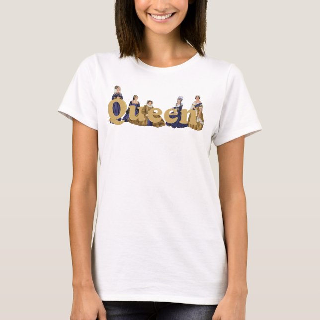 Berühmte historische Queens T-Shirt (Vorderseite)