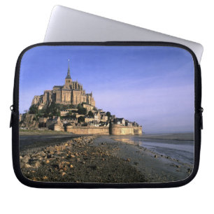 Berühmte Insel-Festung Le Mont St. Michel in Laptopschutzhülle