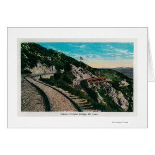 Berühmte Kreislaufbrücke, LoweMt. Lowe, CA
