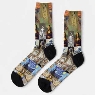 Berühmte Kunst, Collage X Socken