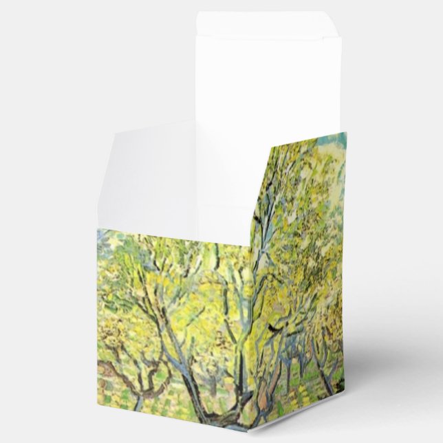 Berühmte Kunst, Orchard in Blossom von Vincent van Geschenkschachtel (Geöffnet)