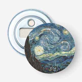 Berühmte Kunst - Sternennacht von Vincent van Gogh Flaschenöffner