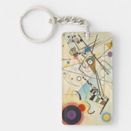 Berühmte Kunst | Zusammensetzung VIII | Kandinsky Schlüsselanhänger