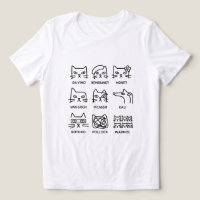 Berühmte Künstler Katzen Minimalist Grid Moderne K