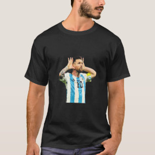 Berühmte Riquelme Feier Hand in Ohren Argentinien T-Shirt