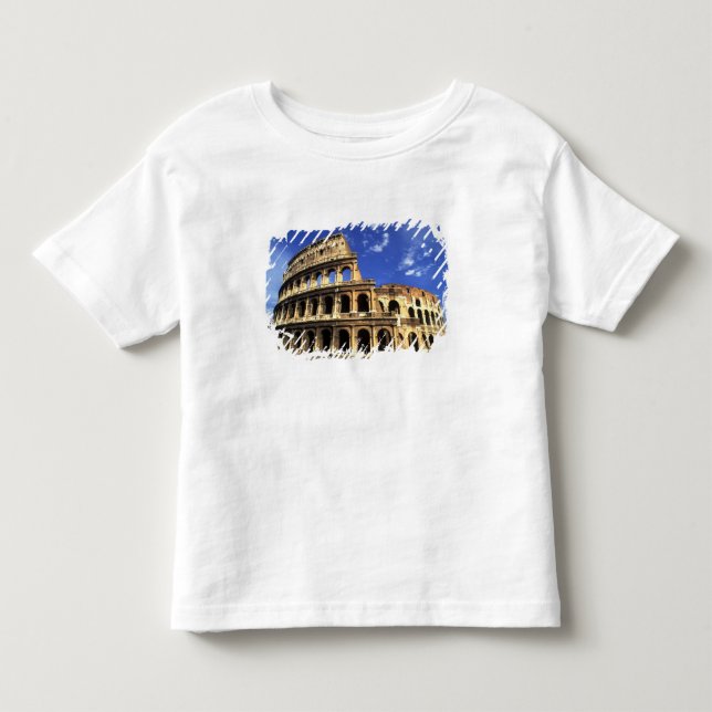 Berühmte Ruinen des Kolosseums in Rom, Italien Kleinkind T-shirt (Vorderseite)