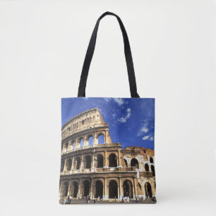 Berühmte Ruinen des Kolosseums in Rom, Italien Tasche