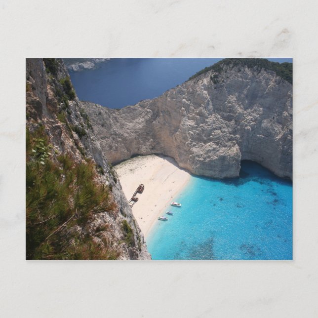 Berühmte Schmugglerbucht, Zante Postkarte (Vorderseite)