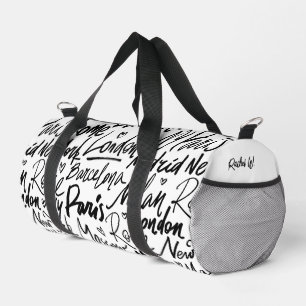 Berühmte Städte der Welt Personalisiert Duffle Bag