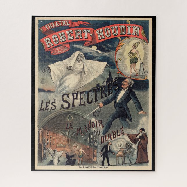 Berühmte Viktorianische Magier, Vintage Magie-Show (Vertikal)