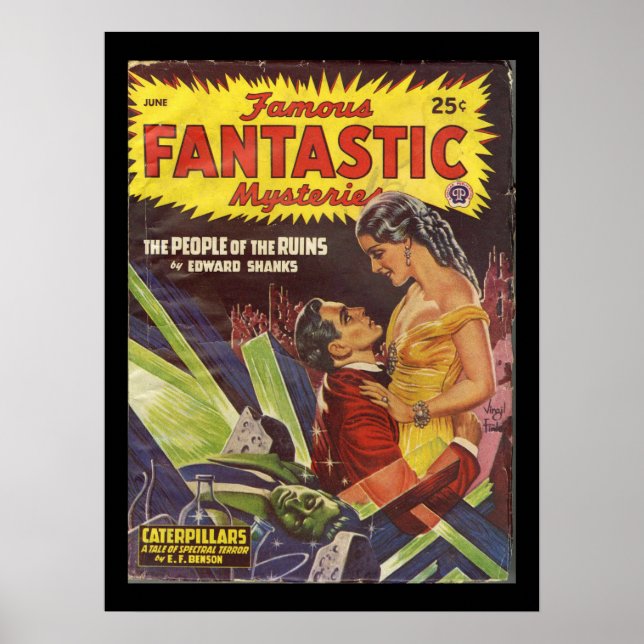 Berühmtefantastische06_Pulp Art Poster (Vorne)
