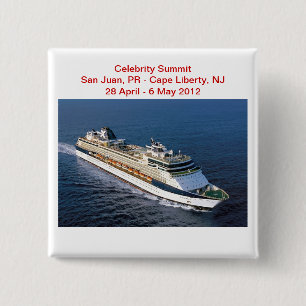 Berühmtengipfel-Schiffs-Knopf Button