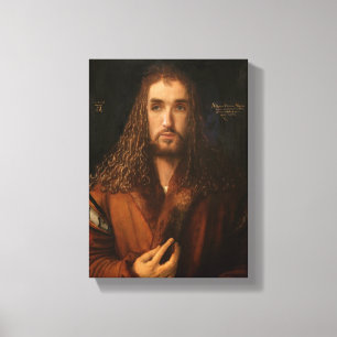 Berühmtenselbstporträt als Albrecht Dürer Leinwanddruck