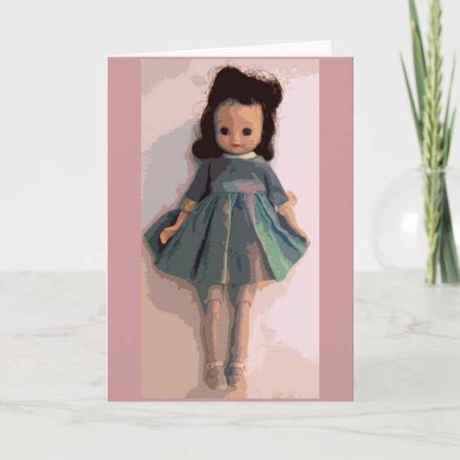 Berühmter Amerikaner Dolls1950 USA Dankeskarte (Vorderseite)
