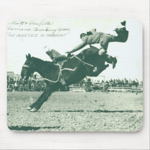 Berühmter Bucking Bronco Fünf Minuten Mousepad